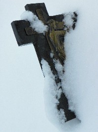Jésus dans la neige du Lot